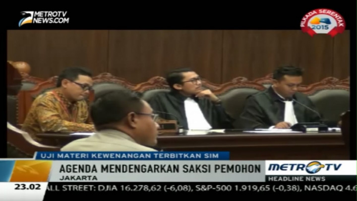 Pemohon Uji Materi SIM Diduga Palsukan Tanda Tangan 
