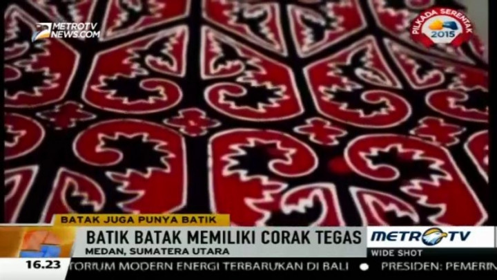 Tidak Kalah dengan Jawa, Batak Juga Punya Batik