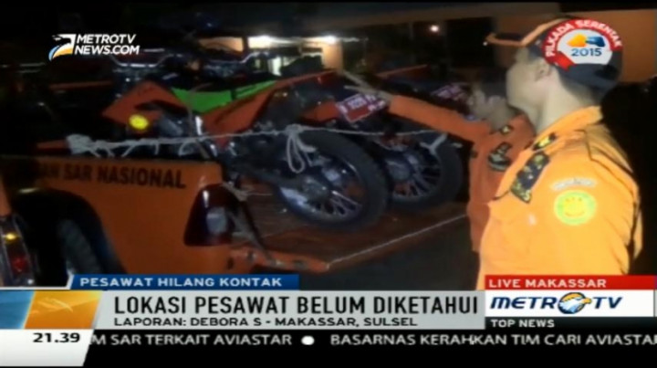 Tim SAR Bawa Motor Trail Cari Aviastar Hilang