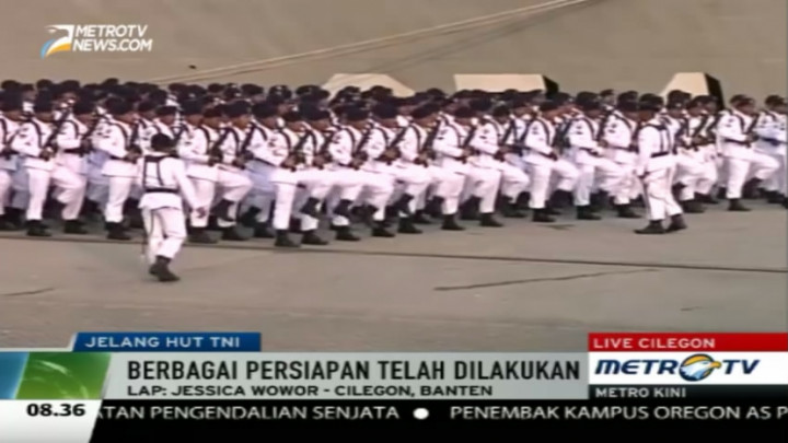 Gladi Bersih Upacara HUT ke-70 TNI