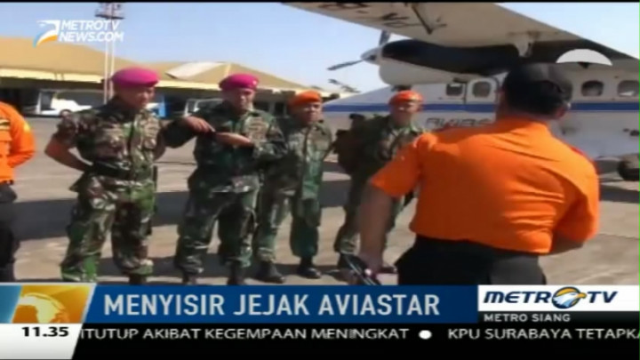 Pencarian Pesawat Aviastar Dibagi Dalam Empat Sektor 