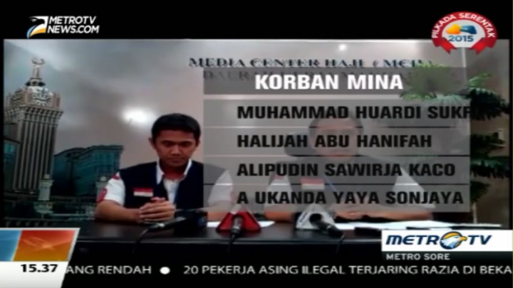 WNI Tewas Korban Tragedi Mina Bertambah Jadi 95 Orang