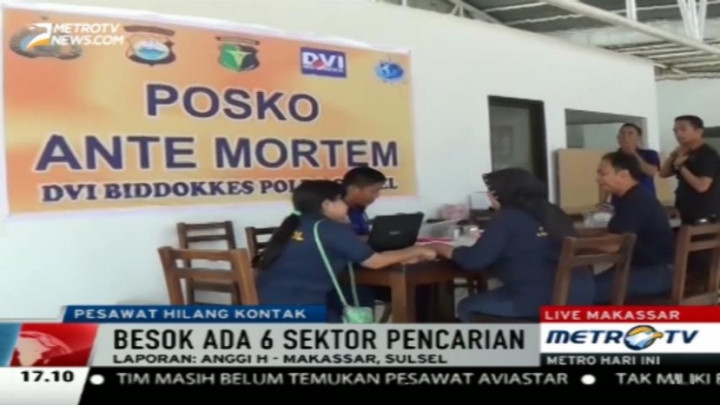 Polda Sulselbar Buka Posko Antemortem Aviastar di RS Bhayangkara 