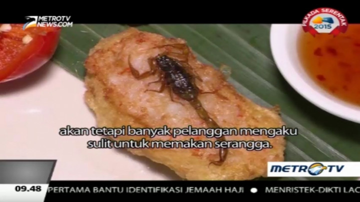 Restoran Ini Sediakan Makanan Berbahan Serangga