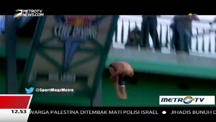 Steven Lobue Jadi Juara di Red Bull Cliff Diving Competition