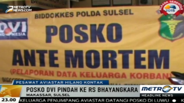 Polda Sulselbar Pusatkan Posko Antemortem di RS Bhayangkara Makassar