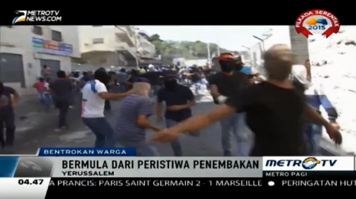 Warga Palestina dan Polisi Israel Kembali Terlibat Bentrokan