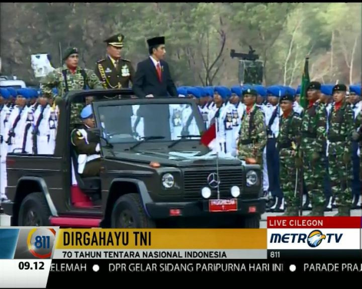 Upacara Peringatan HUT ke-70 TNI