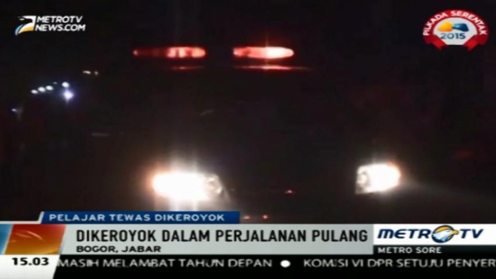 Seorang Pelajar SMK di Bogor Tewas Dikeroyok 