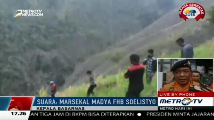 Kepala Basarnas: Menurut Laporan, Badan Pesawat Telah Ditemukan