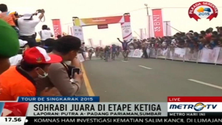 Sohrabi Juarai Etape Ketiga Tour De Singkarak 2015