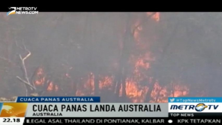 Cuaca Panas di Australia Membuat Sejumlah Lahan Terbakar