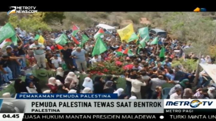 Pemakaman Warga Palestina yang Tewas Saat Bentrokan