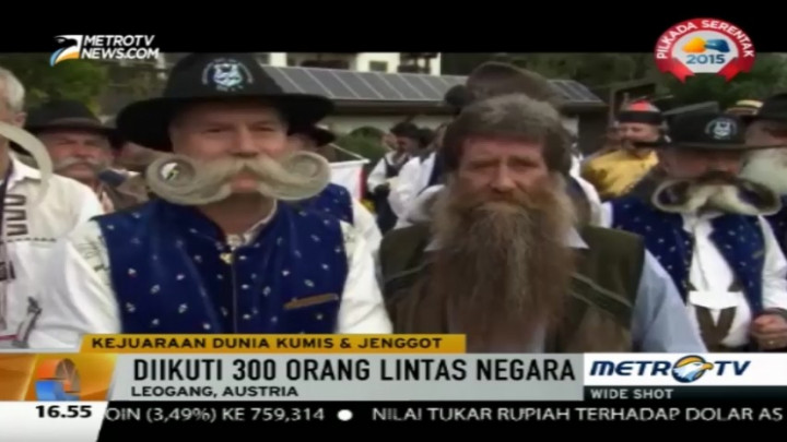 Kejuaraan Kumis dan Jenggot Terunik di Dunia 2015