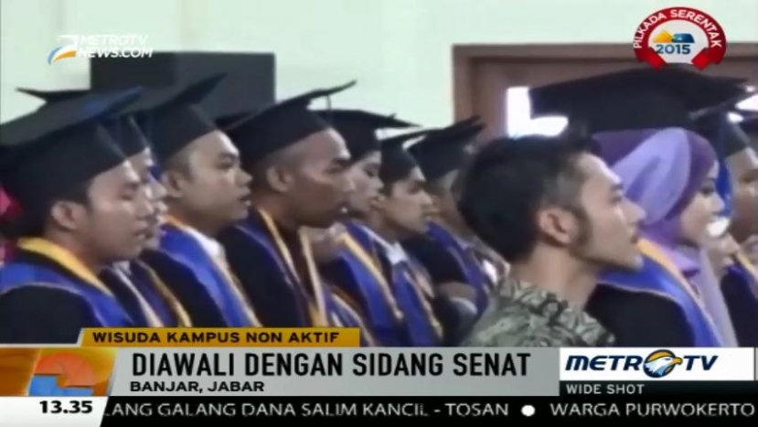 Masuk Daftar Kampus Nonaktif, STISIP Bina Putera Banjar Tetap Gelar Wisuda