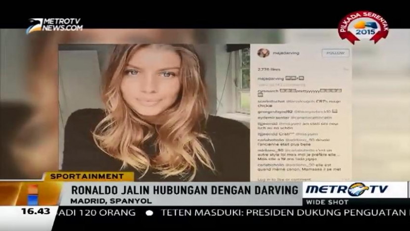 Ronaldo Jalin Hubungan dengan Maja Darving?