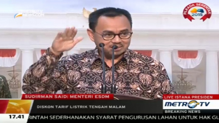 Penjelasan Sudirman Said Terkait Penurunan Harga BBM, Listrik & Gas 
