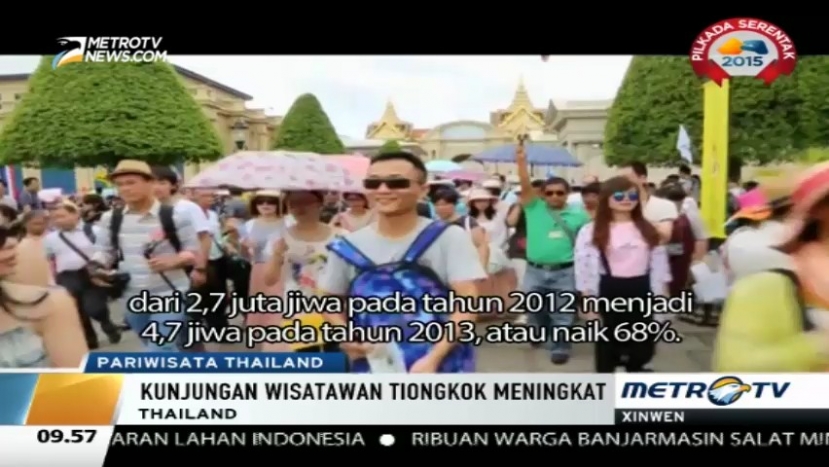 Kunjungan Wisatawan Tiongkok Ke Thailand Melonjak Medcom Id