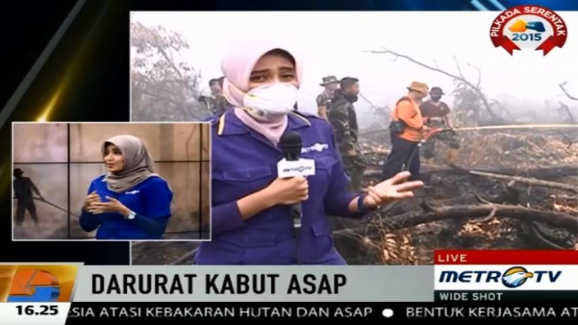 Pengalaman Jurnalis Metro Tv Terjun ke Lokasi Kabut Asap
