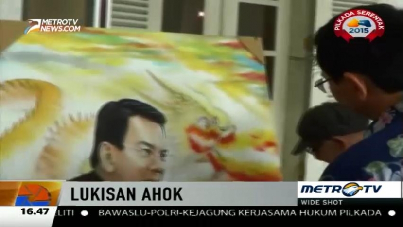 Ahok Terkejut Dapat Lukisan 