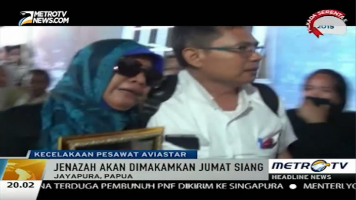 Jenazah Pilot Aviastar Tiba di Jayapura