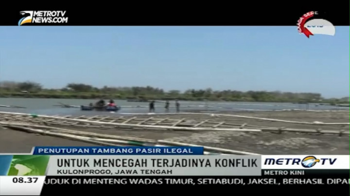 Cegah Konflik, Tambang Pasir Ilegal di Kulon Progo akan Ditutup 