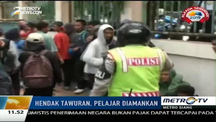 Hendak Tawuran, Puluhan Pelajar Diamankan Petugas