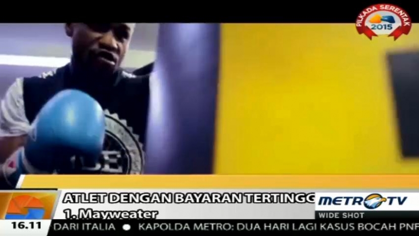 Mayweather Dinobatkan sebagai Atlet Berpenghasilan Tertinggi di Dunia 