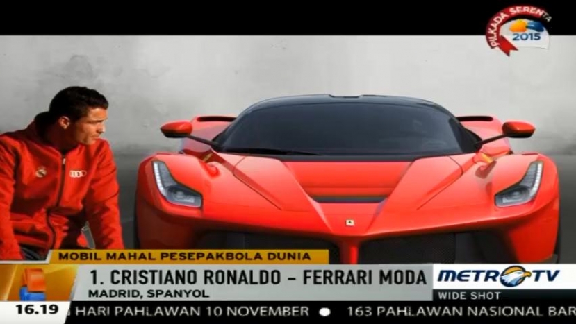  5 Mobil Mahal Pesepakbola Dunia 