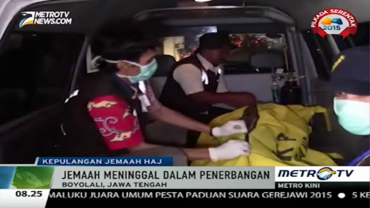 Seorang Haji Asal Brebes Meninggal di Pesawat