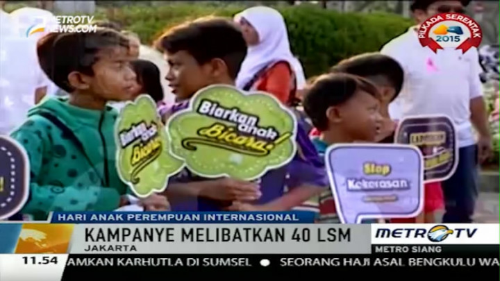 40 LSM Rayakan Hari Anak Perempuan Internasional di CFD