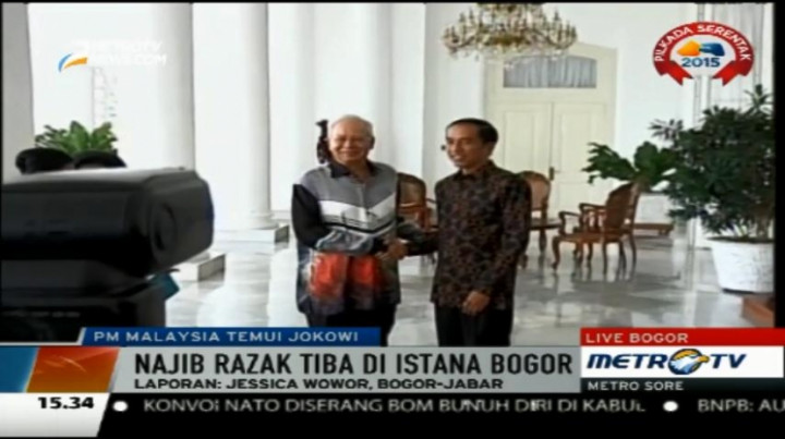 PM Malaysia Temui Jokowi Bahas Kerjasama di Bidang Minyak