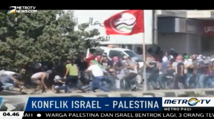 Bentrok Warga Palestina dengan Polisi Israel Masih Terus Terjadi