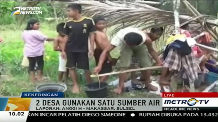 Krisis Air, Warga Jeneponto Andalkan Sumur Tua