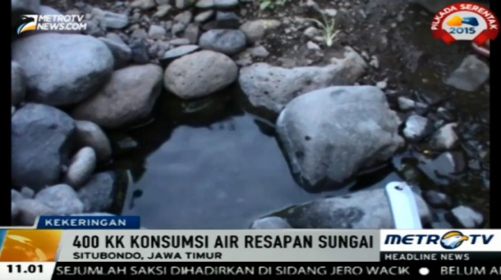 400 KK Konsumsi Air Sungai yang Tak Layak