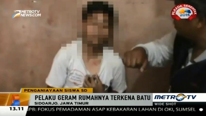 Kesal Rumahnya Terkena Batu, PNS Aniaya Bocah SD
