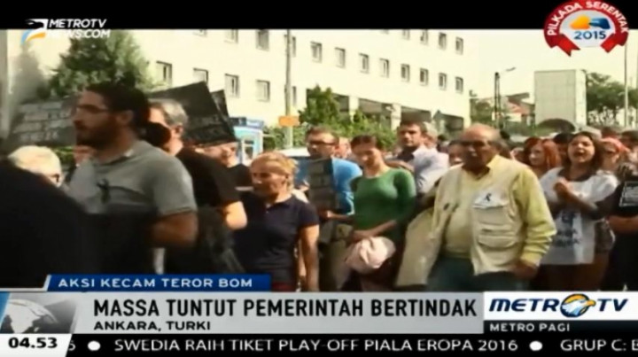 Aksi Mengecam Serangan Bom di Turki Terus Berlanjut