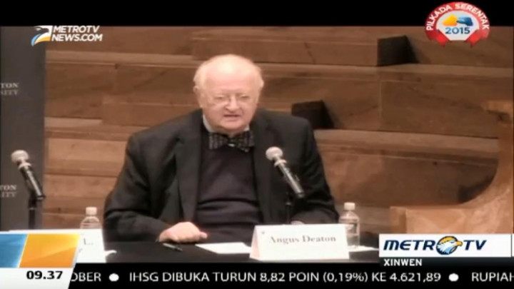 Berkontribusi di Negara Miskin, Angus Deaton Raih Nobel Ekonomi 2015 