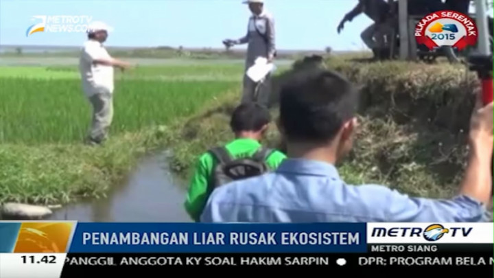 BPN Ukur Lokasi Tambang Pasir Ilegal di Desa Selok Awar-awar 