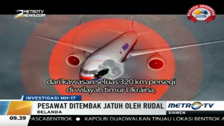 Pesawat MH17 Ditembak Jatuh Rudal Buatan Rusia