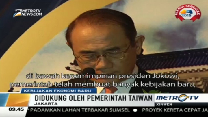 Taiwan Dukung Kebijakan Ekonomi Indonesia