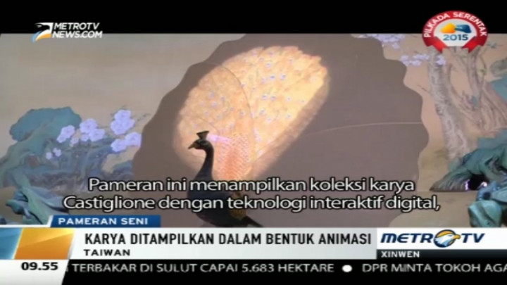 Unik, Karya Lukis Ditampilkan dalam Bentuk Animasi