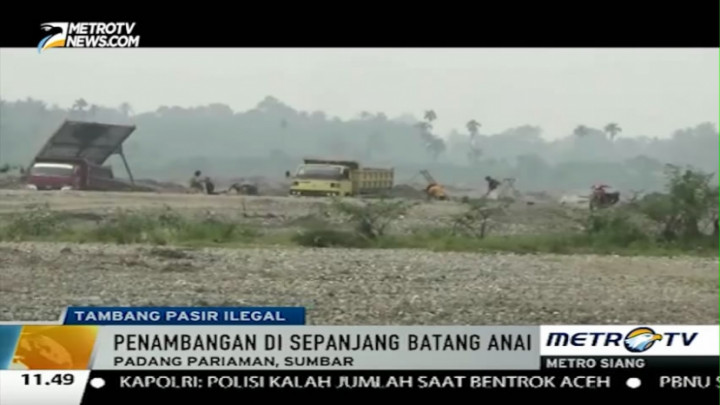 DPRD Sumbar Desak Penambangan Ilegal di Padang Pariaman Dihentikan 