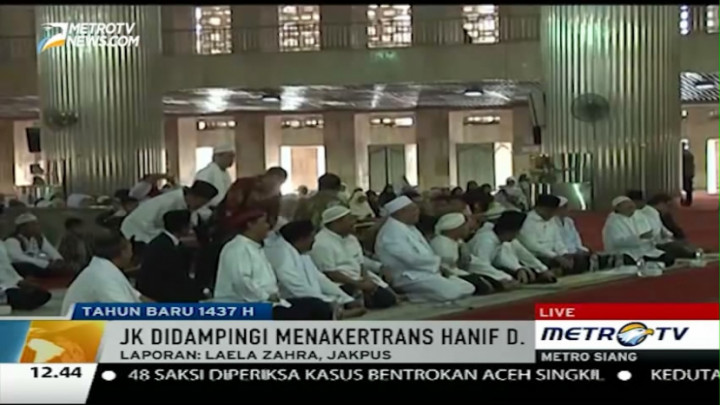  JK Hadiri Peringatan Tahun Baru Islam di Masjid Istiqlal