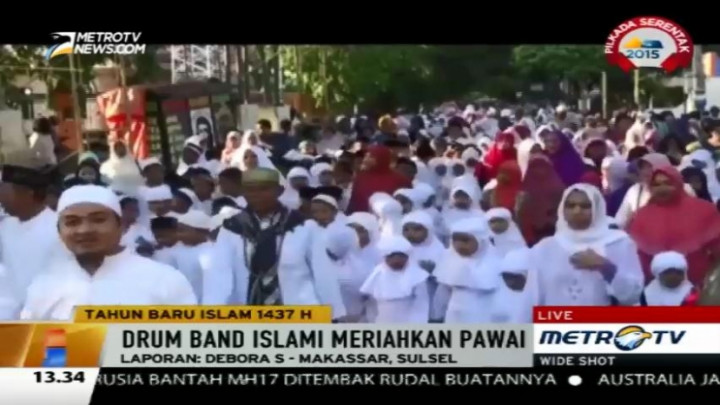 Ribuan Warga Parepare Gelar Pawai Sambut Tahun Baru Islam