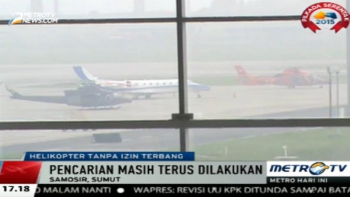 Helikopter yang Jatuh di Danau Toba Tidak Punya Izin Terbang