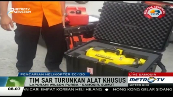 Tim SAR Gunakan Metal Detector untuk Cari Bangkai Helikopter
