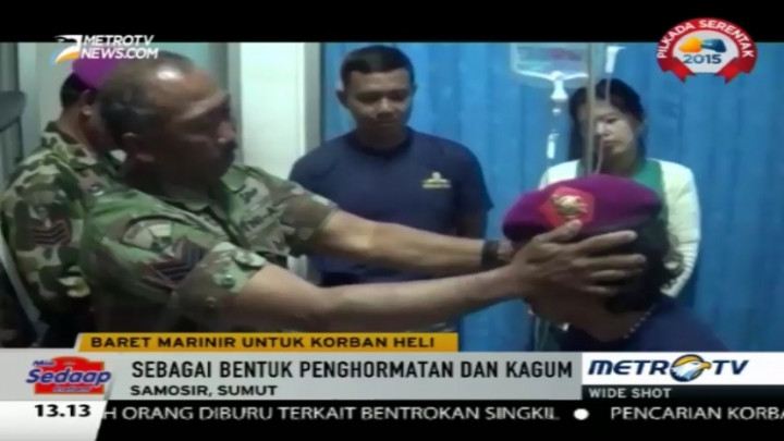 Berhasil Selamat, Frans Diberi Baret Marinir