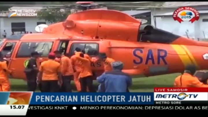 Persempit Lokasi Pencarian Helikopter, Tim SAR Sisir Pinggiran Danau Toba