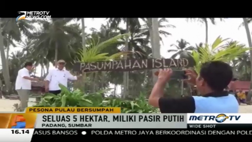 Keelokan Pulau Pasumpahan di Padang